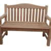 Teak Garden Bench B02007SR150CRV - Image 4