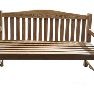 Teak Garden Bench B02007SR150CRV