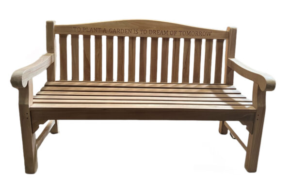 Teak Garden Bench B02007SR150CRV