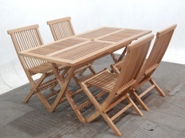 Teak Garden Furniture Sets EZ-TFR152-RC-T EZ-LF318-T
