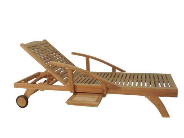 Teak Outdoor Garden Sun Lounger LF128-T