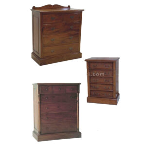 Mahogany Chest & Drawer (2)