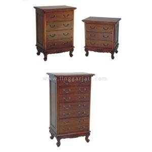 Mahogany Chest & Drawer (4)