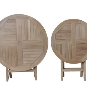 Teak Garden Folding Table TFR90-TFR70-T CLOSE